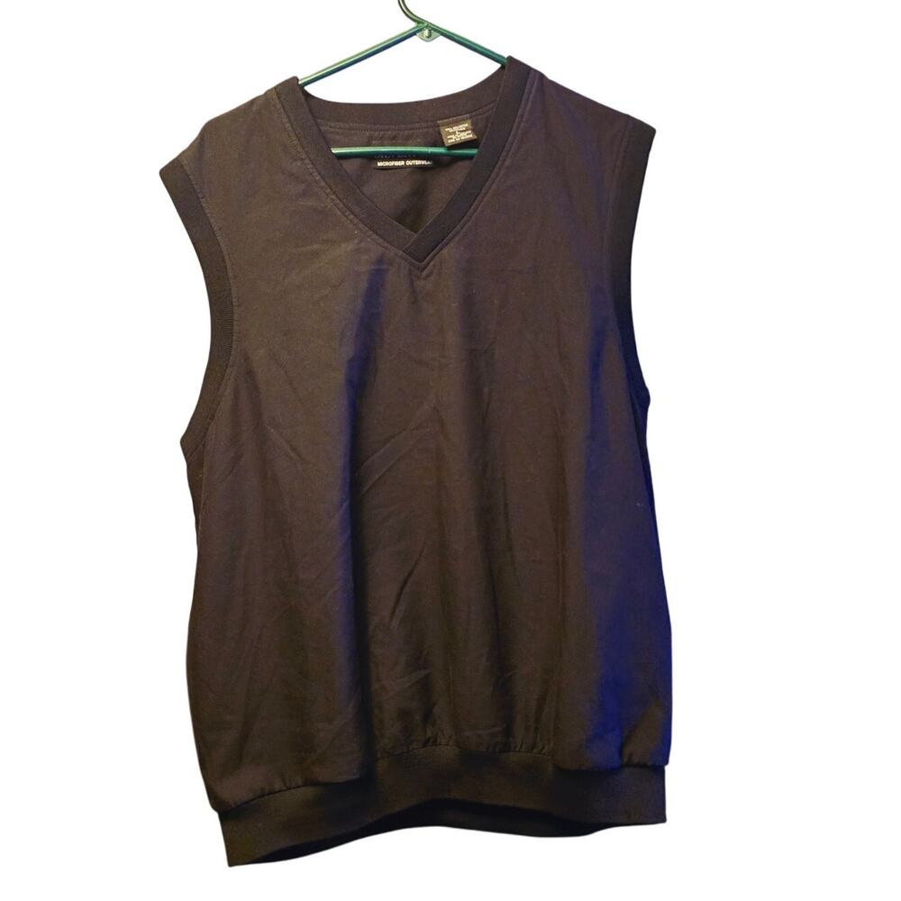Silver Fox black microfiber vest size large